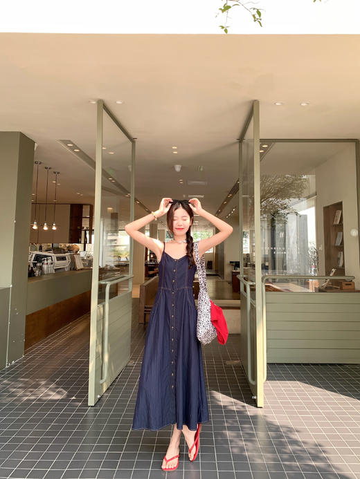 【189元任选2件】最后一波现货！港风复古牛仔连衣裙 商品图5