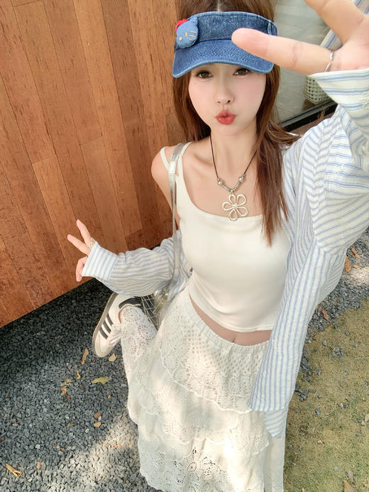 <曾小咸推荐>新品现货秒杀！卖完下架不再补 ！微信粉丝打折价！！蕾丝半身裙 日常229.99/件 立减130 秒杀99.99/件！！ 商品图8