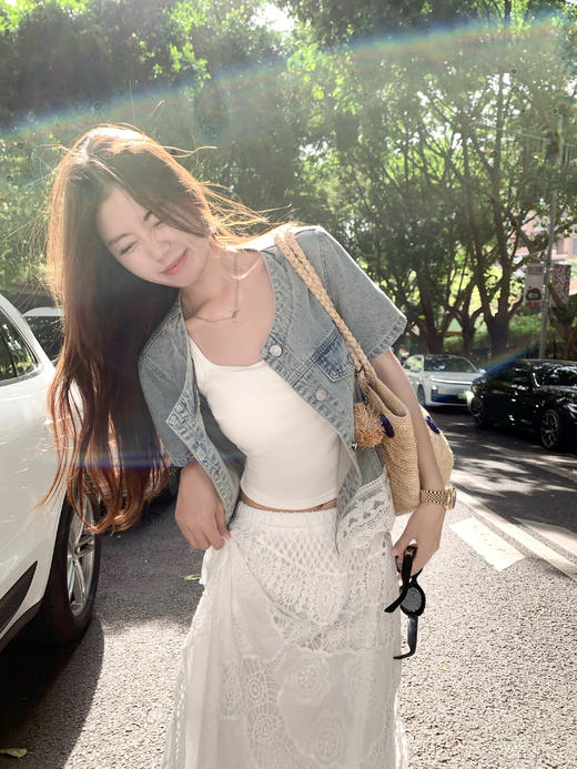 <曾小咸推荐>新品现货秒杀！卖完下架不再补 ！微信粉丝打折价！！蕾丝半身裙 日常229.99/件 立减130 秒杀99.99/件！！ 商品图12