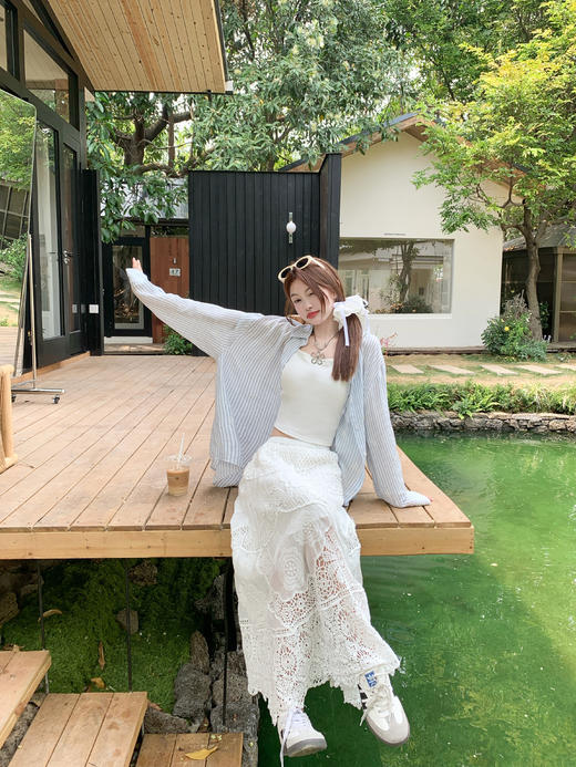 <曾小咸推荐>新品现货秒杀！卖完下架不再补 ！微信粉丝打折价！！蕾丝半身裙 日常229.99/件 立减130 秒杀99.99/件！！ 商品图6