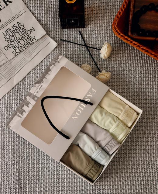 【7A抑菌冰丝男士内裤】!!镂空腰带设计 透气加倍简约大方 多色组合超百搭 冰丝面料，速干透气，冰冰凉凉，无惧闷热 镂空腰头设计，高弹不勒，舒适一整天 商品图8