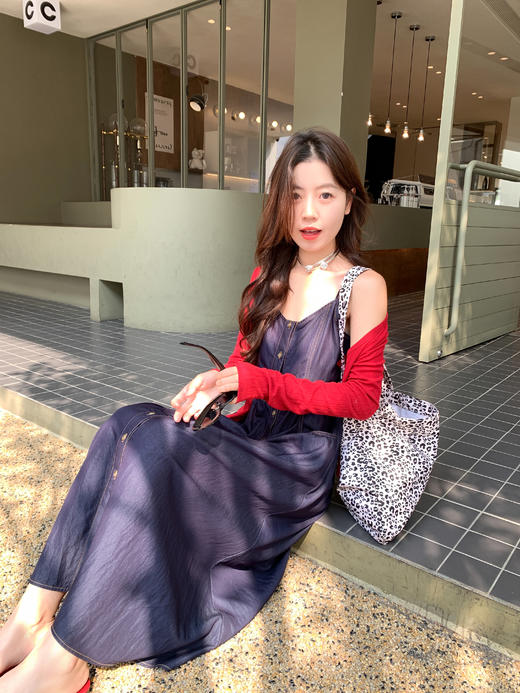 【189元任选2件】最后一波现货！港风复古牛仔连衣裙 商品图7
