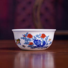 大明成化斗彩鸡缸杯 “当代督陶官”阳士琦大师监制 手握两亿捌，今年顶呱呱