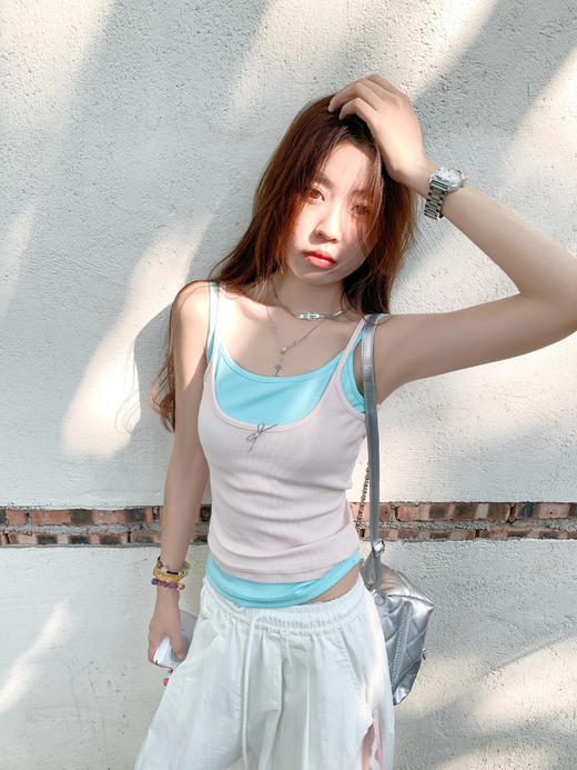 【110元任选2件】最后一波现货！假两件吊带背心 商品图10