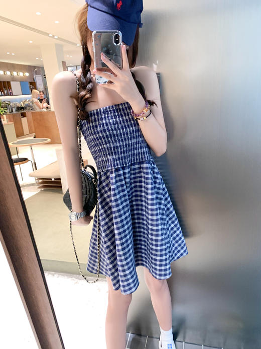 【149元任选2件】最后一波！两穿格子抹胸吊带连衣裙 商品图9