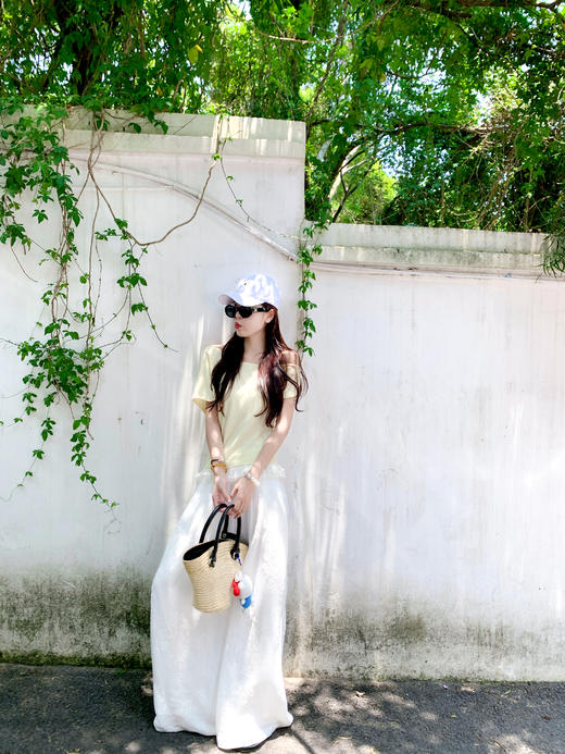 <曾小咸推荐>不规则华夫格斜肩短袖 日常99.99 立减50 秒杀49.99！ 商品图7