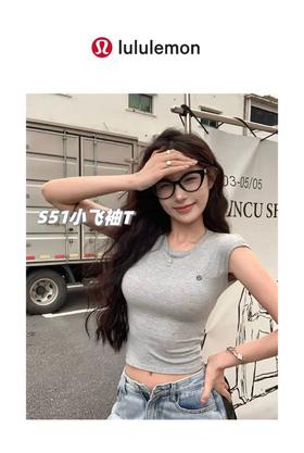 3件装女士小飞袖立体腰线短袖T恤