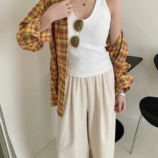 最高品质‼️【挂脖工字吊带背心】出口高品质 纯欲天花板‼️ ins博主人手一件 ​好穿疯了🔥 商品图13