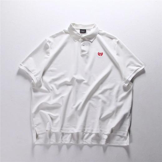 红标BLCG巴黎翻领褪黑水洗棉质珠地短袖Polo衫 商品图3