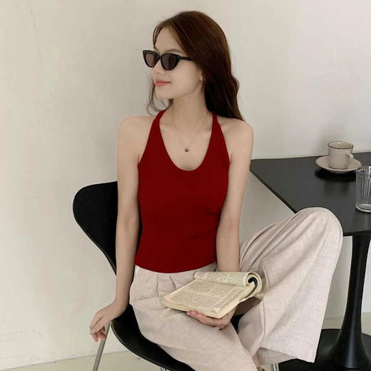 最高品质‼️【挂脖工字吊带背心】出口高品质 纯欲天花板‼️ ins博主人手一件 ​好穿疯了🔥 商品图11