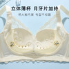 【透气洞洞】夏季双重提拉防垂薄杯内衣女侧收上托聚拢收副乳文胸彩霞浮云 商品缩略图3