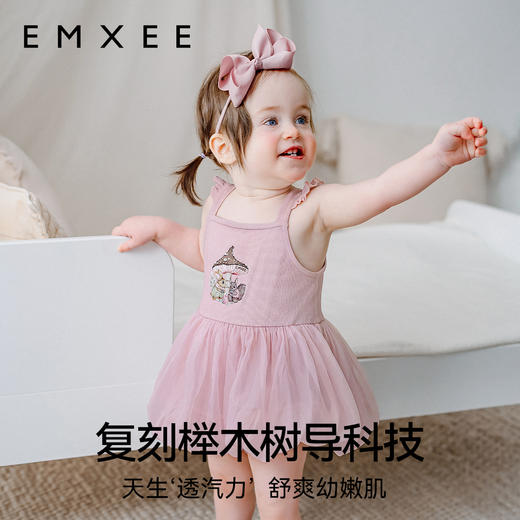 【宝宝服饰】嫚熙婴儿连体衣蚕丝透汽罗纹新生婴幼儿包屁衣初生宝宝连身衣爬服 商品图1