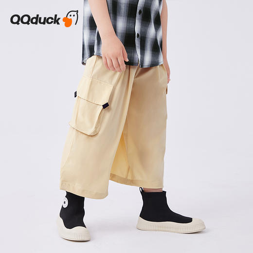 【120-165】【可可鸭】男童帅气百搭工装裤九分裤 商品图3