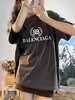 高品质 Balenciaga巴黎世家联名款麦穗字母大logo男女同款情侣三色短袖 商品缩略图0