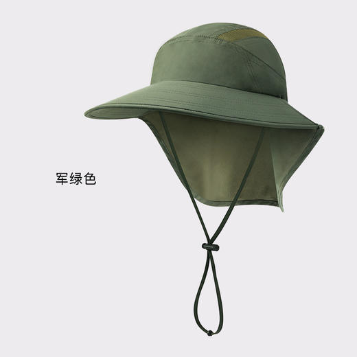 雀说 夏季防晒渔夫帽子男士护颈遮阳帽XMZ167 商品图4