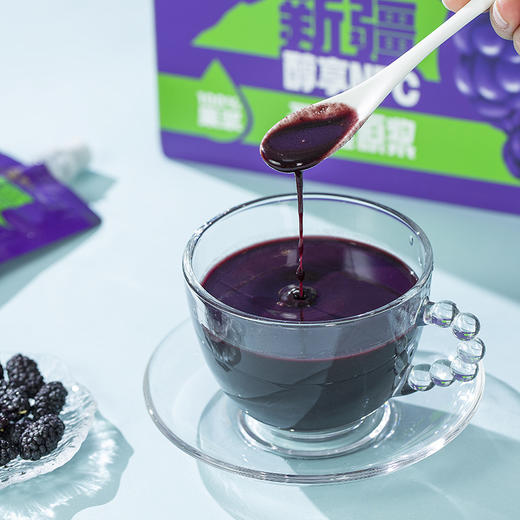 【全国包邮】新疆桑葚原浆（108g*12袋*1盒） 商品图1