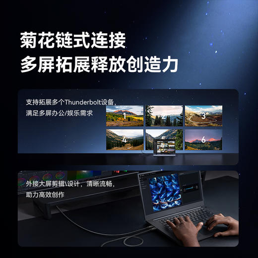 【新品】Anker安克 雷电5数据线双Type-C 120Gbps高速传输  A84N1 商品图3