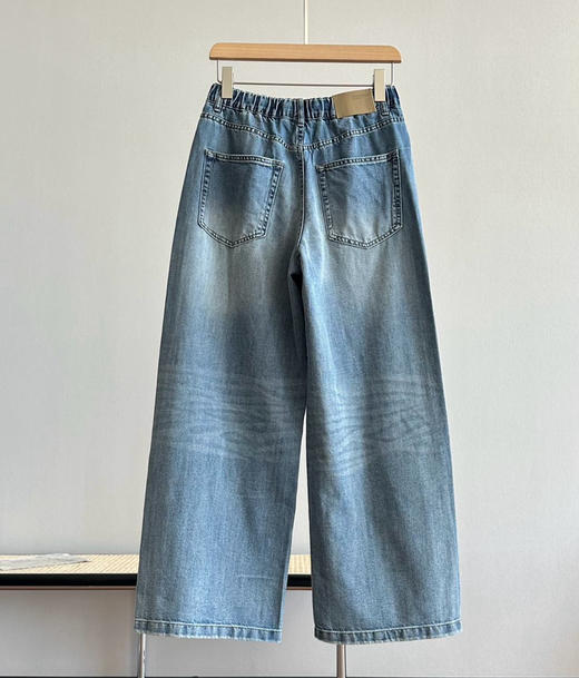 原单JNBY天丝牛仔阔腿裤060406 商品图12