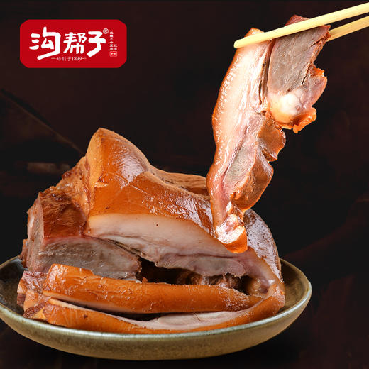 沟帮子熏鸡三宝满分组合 礼盒散养大公鸡900g猪肘500g猪头肉400g 商品图3