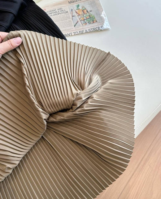 原单版本三宅A字大裙摆纯色百褶裙060404 商品图12