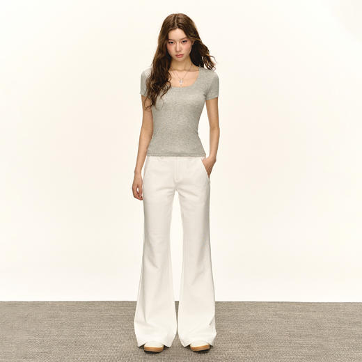 Ariseism 美式复古休闲裤女2025春季新款休闲长裤子 商品图2