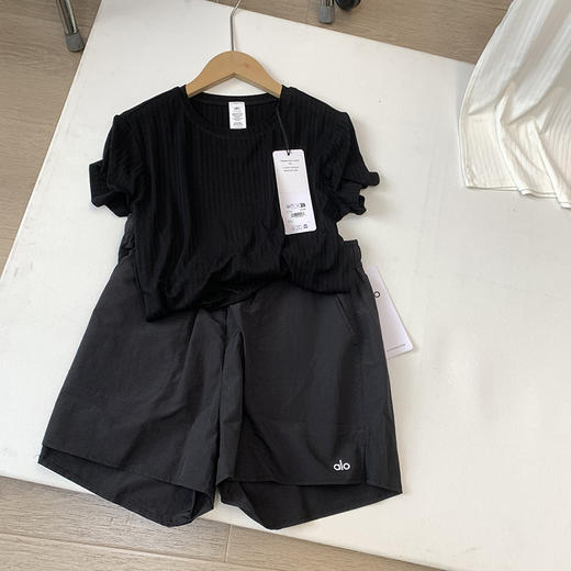 代工厂出！面料敲级舒服的alo螺纹修身短袖T恤！ 商品图13
