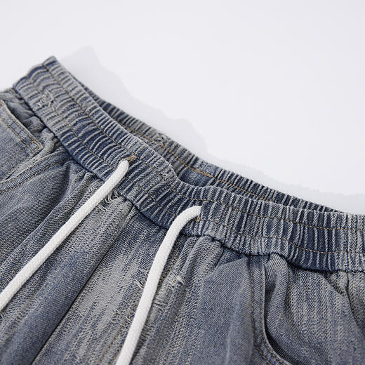 【新品上市】HX 夏季水洗牛仔五分裤宽松C207520017101 商品图7