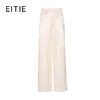 EITIE爱特爱直筒阔腿高级感暗纹显瘦高腰休闲裤夏季新款8205902 商品缩略图10