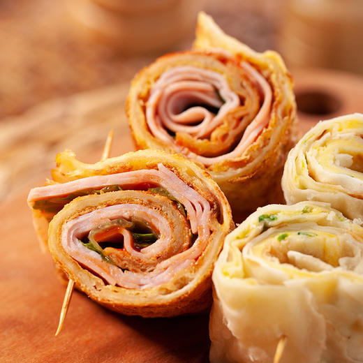 【中华老字号】张力生 鸡蛋灌饼皮 450g*3 商品图2