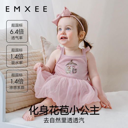 【宝宝服饰】嫚熙婴儿连体衣蚕丝透汽罗纹新生婴幼儿包屁衣初生宝宝连身衣爬服 商品图2