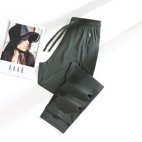 红览 夏季新款冰丝裤速干透气男女同款弹力柔软抗皱降温情侣防晒裤5ZF-2221