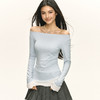 Ariseism 美式复古长袖T恤女春季新款修身上衣 商品缩略图2
