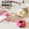 【花朵便携式药盒，花点时间照顾自己！】新款多巴胺便携式药盒 分隔药片迷你多功能 旅行耳钉项链戒指收纳塑-QQ 商品缩略图0