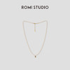 ROMI STUDIO 铜项链 简约设计感日本进口米珠串珠锁骨链24SSS230 商品缩略图1