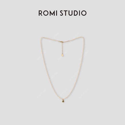 ROMI STUDIO 铜项链 简约设计感日本进口米珠串珠锁骨链24SSS230 商品图1