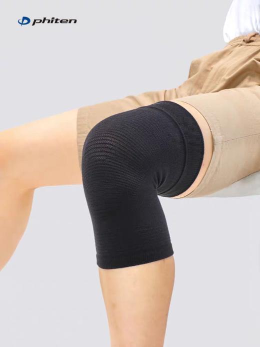 Phiten法藤 新品！！护膝原装进口保暖老寒腿水溶钛男女膝盖关节保护套护膝S-M-L-LL 商品图2