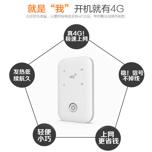 4G随身WiFi路由器mifi路由器无线热点【联通套餐】 商品图2