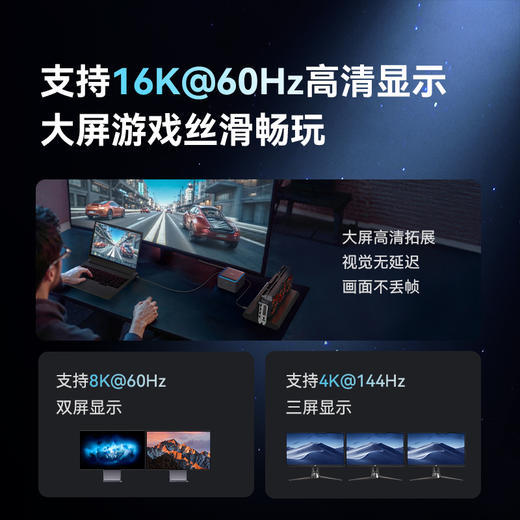 【新品】Anker安克 雷电5数据线双Type-C 120Gbps高速传输  A84N1 商品图2