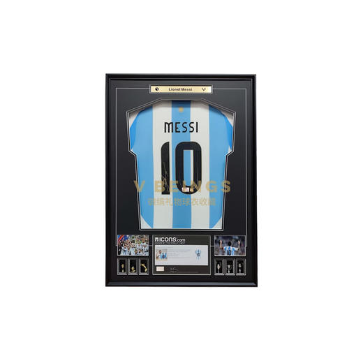 收藏系列 梅西 三星阿根廷10号 24/25赛季 亲笔签名球衣 商品图0