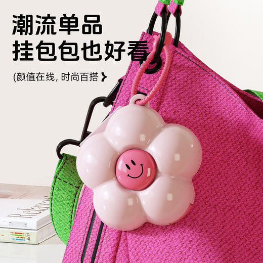 【花朵便携式药盒，花点时间照顾自己！】新款多巴胺便携式药盒 分隔药片迷你多功能 旅行耳钉项链戒指收纳塑-QQ 商品图2