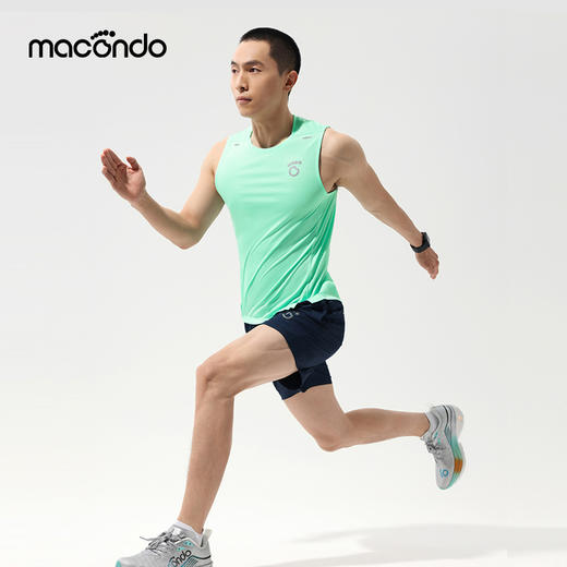马孔多运动背心3代 男女款 吸湿速干 透气 跑步训练 夜跑反光 防磨背心 商品图2