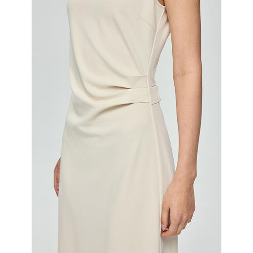 棉仓363616035-初棉立体压褶设计显瘦气质背心连衣裙 商品图2