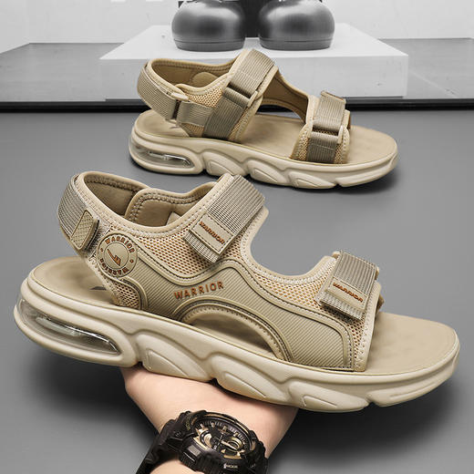 雀说 新款休闲沙滩鞋便捷魔术贴运动凉鞋WZ-1423 商品图1