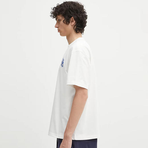 ADER ERROR 2025春夏新品 男士简约徽标字母印花宽松短袖T恤父亲节礼物 白色 BN42FYTS0104OW 商品图2