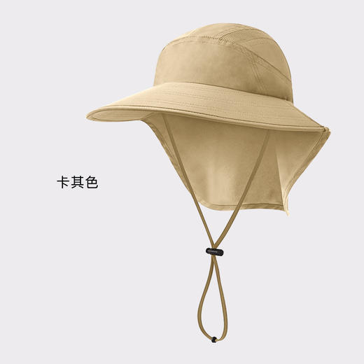 雀说 夏季防晒渔夫帽子男士护颈遮阳帽XMZ167 商品图6