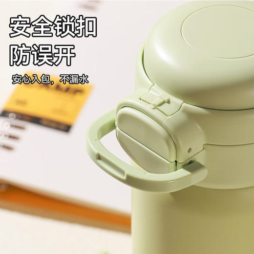 杯具熊双饮大容量陶瓷内胆盛开双饮保温杯便携吸管杯伴手礼水杯550ml 商品图9