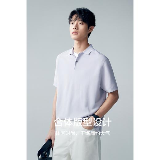 棉仓353802017-曲珠凉感短袖双面针型POLO衫 商品图1