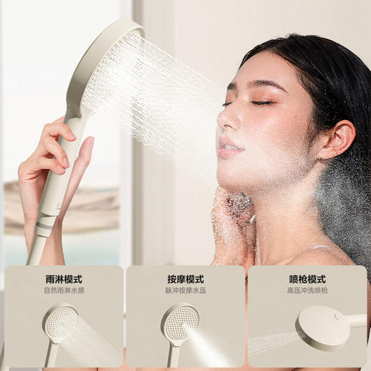 帝王洁具TC24035顶喷花洒隐藏喷枪钢琴键大置物家用淋浴 商品图3