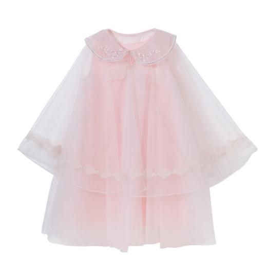 【商场同款】迪士尼在逃公主花漾时光短袖浅粉短袖连衣裙XD2DQ023 商品图1