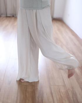 猫太推荐— 亚麻裤 裤子飘逸 裤腿很长